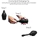 Healthy Vibes Clean Enema Bulb - Personal Colon Cleanse Device for Men & Women - Home Use & Portable for Travel - Silicone Bulb, Smooth Nozzel - 10oz - Black