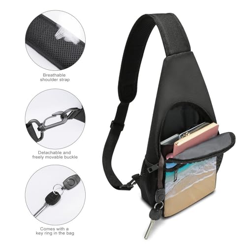 Bolso tipo sling bag para día y senderismo unisex miniatura 4