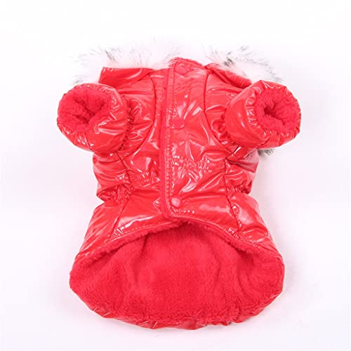 Gppzm Dog Coat Jacket With Zipper Pocket Design Pet Puppy Dress Hoodie Warm Clothes (Color : Red, Size : Xscode) #TOP3