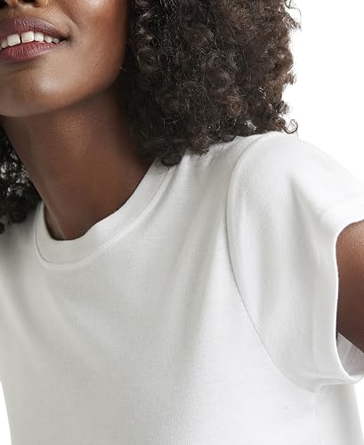 Splendid Women's Faye 1x1 Crew Neck Tee2