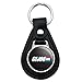 Black Leather G.I. Joe Logo Keychain