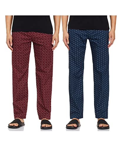 Image of Amazon Brand - Symbol Men's Printed Regular Fit Pyjamas (Pack of 2) Pajama Bottom