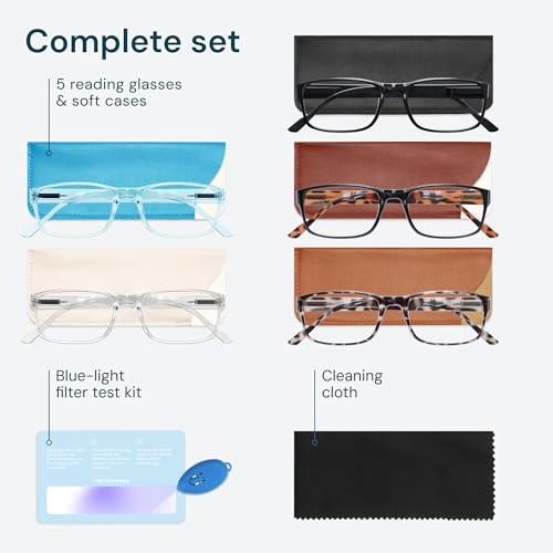 Image of Gaoye Reading Glasses Men /Women, Eyeglasses, Blue Light Readers for Men /Women, Computer Eye Glasses, Cheaters