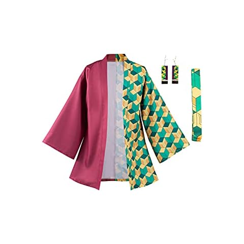 YANVS Anime Kimono Cloak Robe with Accessories Cover