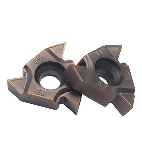 Tool Part for 16ERM AG60 LF6018 20PCS CNC Insert Lathe Cutter Tool Threading Inserts Hreading Blade for Stainless Steel