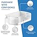 UPGRADED Lifetime Appliance DA97-06419C Door Shelf Basket Bin (Right) Compatible with Samsung Refrigerator - DA63-04314