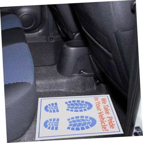 Protección interior del vehículo con alfombrillas desechables contra lodo 2