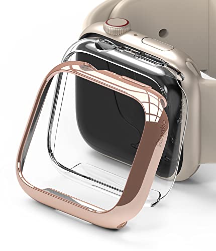 Protéger Apple Watch 45mm contre les rayures avec la coque Ringke Slim rigide