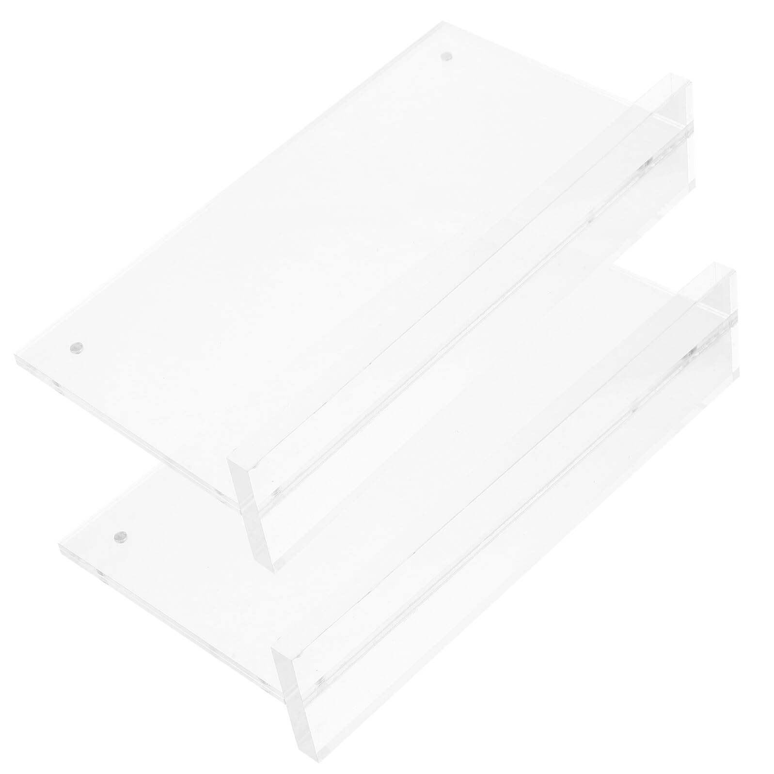 DOITOOL 8 Piezas Soporte de Menú Acrílico Transparente Magnético Doble Cara Base Estable para Escritorio y Mesa Pack para y Oficina