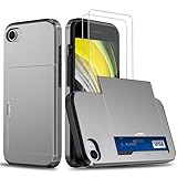 🍎【Etui portefeuille pour iPhone 7/8/iPhone SE 2020/SE 2022】Il s'agit d'un étui de téléphone portable avec porte-cartes pour iPhone 7/8/iPhone SE 2020/SE 2022, qui peut remplacer un portefeuille. Il dispose d'une fente de carte coulissante cachée à l'arrière et peut accueillir 2 cartes de crédit. Vous n'avez qu'à faire glisser le couvercle de la fente à carte au dos vers la droite pour mettre ou retirer vos cartes que vous utilisez quotidiennement.