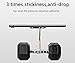 [Gift Choice] Kickstand Phone Ring Stand Holder 2 Pack (Black&Silver) 360 Rotation Cell Phone Grip Universal Smartphone for Apple iPhone 7 Plus 6 6S 5 5S Samsung Galaxy Note, Tablet and Ipad pipigo