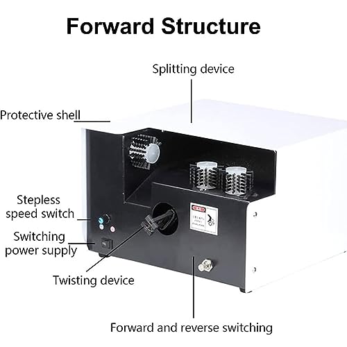 Máquina automática de torsión de alambre, herramienta de corte y pelado de cables, herramienta de separación y torsión de cables para cepillado y torsión de cables