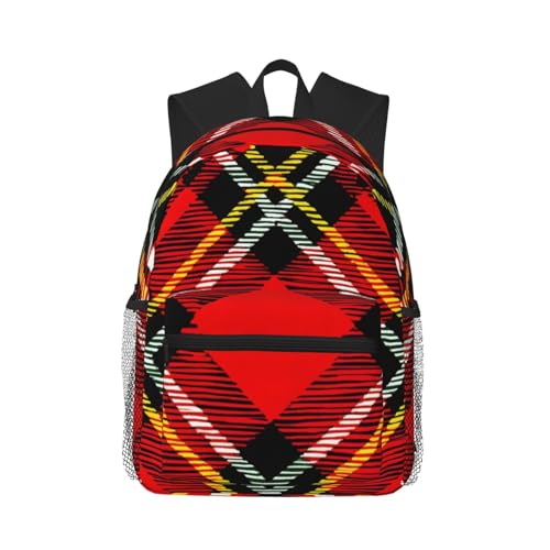 Sac à dos ordinateur universitaire et voyage EdWal rouge et noir