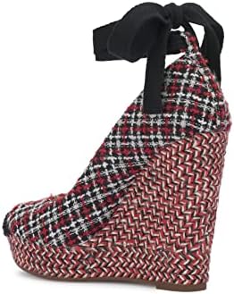 Jessica Simpson Women's Zexie Espadrille Wedge Sandal, Nautical, 9.5 | Image 6