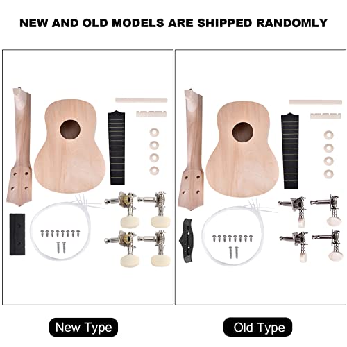 Kit Ukulélé DIY, 21 pouces Ukelele en Tilleul DIY Kit Instrument Accessoire Construisez Votre Propre Ukulélé pour… - Les Beatles, Paul McCartney, John Lennon, RIngo Starr, George Harrison Kit Ukulélé DIY, 21 pouces Ukelele en Tilleul DIY Kit Instrument Accessoire Construisez Votre Propre Ukulélé pour… – Image 3