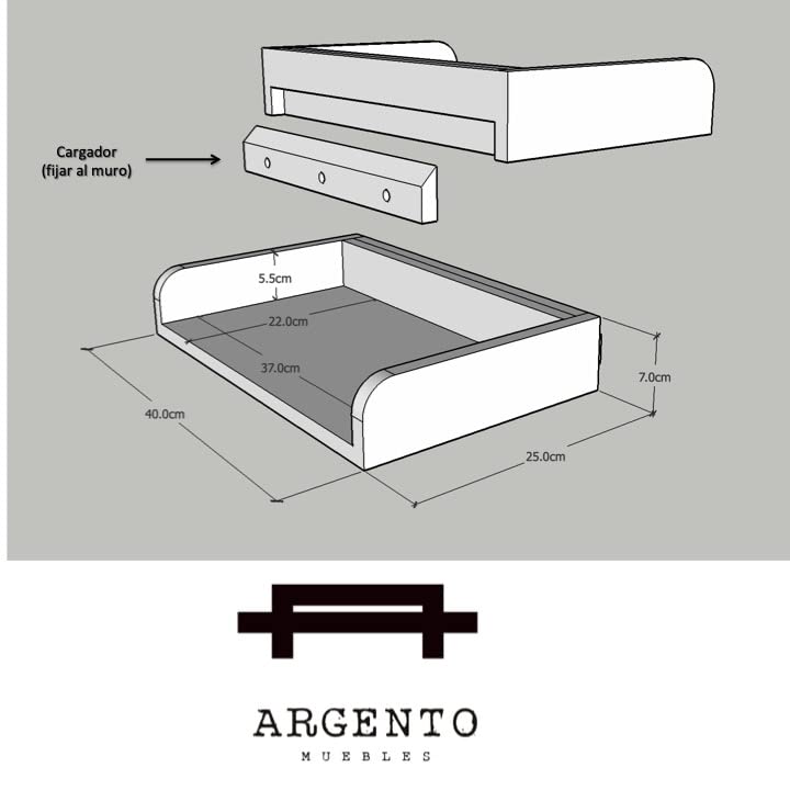 La Mejor Selección de Burós flotantes para espacios pequeños para comprar online. 23 Imagen adicional