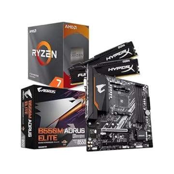 KIT AMD RYZEN 7 5800X + GIGAYBTE B550M AORUS ELITE + 16GB 3200MHZ