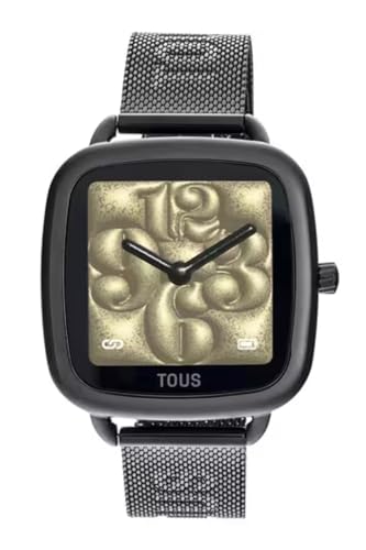 TOUS Reloj Smartwatch 300358084 D-Connect Negro, Clásico