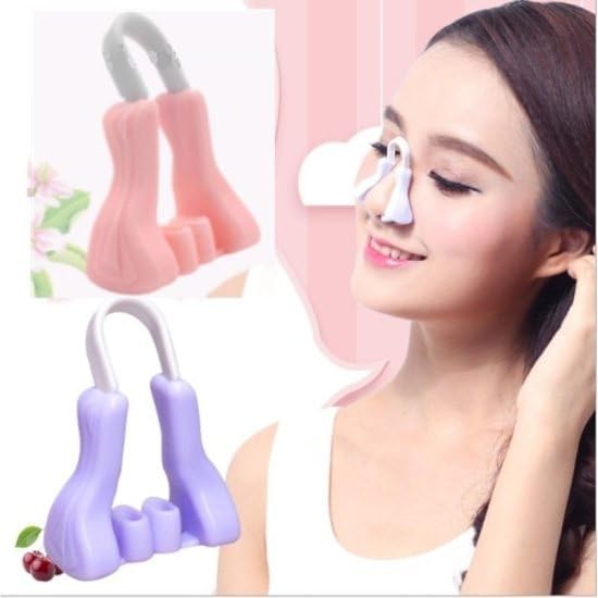 JAMBUVANTI Silicone Nose Shaper Clip Nose Corrector Device for Nose Bridge Straightening and Lifting - Soft and Safe Non Surgical Nose Up Beauty Tool(Pack of-1) (Nose Up Clip)