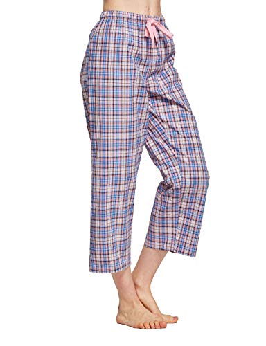 Image of CYZ Comfortable Cotton Capri Woven Pajamas for Women, Casual Capris for Women, Perfect for Daily Wear and Sleepwear