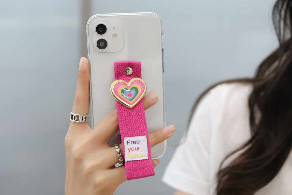 iPhone - ハート Amazon.co.jp: シンプルでかわいいハート型の星iPhone用蛍光