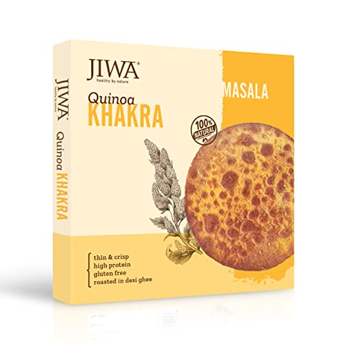 Image of JIWA healthy by nature Organic Quinoa, 500 g, (Certified Organic & Gluten Free) & Quinoa Khakra (6pc), 80g