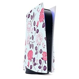 MightySkins Gaming Skin for PS5 / PlayStation 5 - Vintage Floral | Protective Viny wrap | Easy to Apply and Change Style | Made in The USA