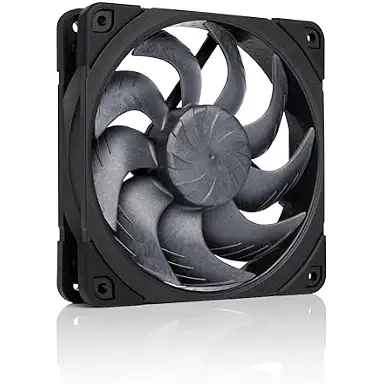 Noctua NF-A12x25 G2 PWM chromax.Black, High-Performance Quiet Fan 120mm | High Airflow & Static Pressure, Low-Noise 25mm Thick Fan for Coolers/Radiators/Cases, Rich Accessory Kit, 1800rpm 4-Pin PWM