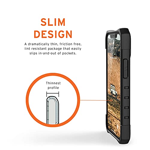 Coque iPhone 12 Mini UAG Pathfinder noire antichoc et compatible induction