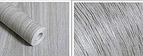 Image of Elton Light Distressed Brown Teak Wood Grain Textured Self Adhesive Almirah Skin - 36x72 Inch