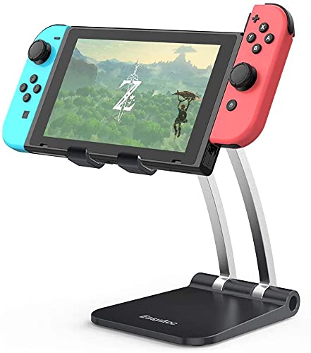 EasyAcc Phone Tablet Stand Adjustable Playstand for Switch Phone Tablet, Foldable Desk Holder Dock Compatible with iPhone Smart Phone iPad Tablet Switch Kindle E-Reader (4-12) EasyAcc Phone Tablet Stand Adjustable Playstand for Switch Phone Tablet, Foldable Desk Holder Dock Compatible with iPhone Smart Phone iPad Tablet Switch Kindle E-Reader (4-12")