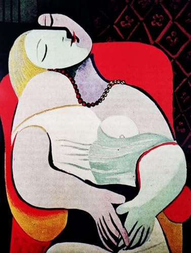 KUSTOM ART Poster Decorativo da Parete Serie Pittori Famosi Picasso il Sogno Stampa Artistica su Carta Cartoncino 40x30cm Senza Cornice