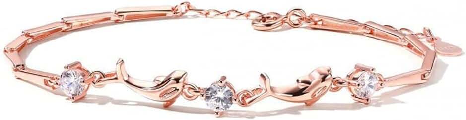 Amazon | [Fairy Heart Yokohama Jewelry] 幸運のイルカ モチーフ