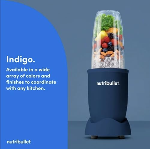 NutriBullet Pro 900W Personal Blender, Single Serve, 32 oz Cup, Matte Indigo
