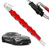 Outil de sécurité amélioré : l'outil de retrait du connecteur de borne réduit les risques de court-circuit en coupant le courant résiduel, garantissant la sécurité des circuits du véhicule et protégeant contre les chocs électriques lors de la déconnexion de l'alimentation dans les scénarios de réparation automobile.