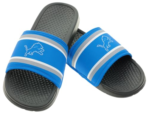 Image of FOCO NFL Team Printed Slide Sandals - Officially Licensed Football Fan Footwear for Comfort & Style