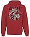 Nirvana Heart Shaped Box Uomo Felpa con Cappuccio Rosso L 50% Cotone, 50% Poliestere Regular