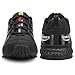 VENROXX Men's Trail Running Shoes Lightweight Breathable-Mesh Non-Slip for Hiking & Walking Fashion Sneakers, Black, 10