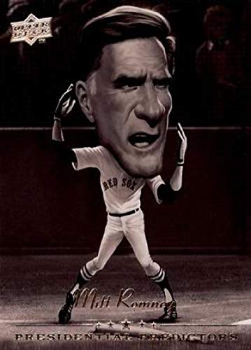 2008 Upper Deck Presidential Predictors #PP-5 Mitt Romney/Carlton Fisk - Boston Red Sox NM-MT MLB