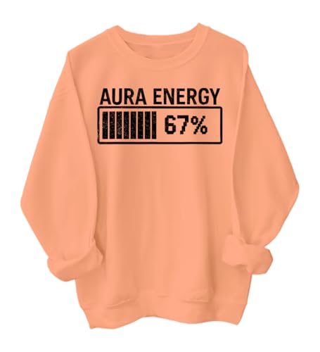 Aura Energy 67 Sweatshirt 67 Shirt Long Sleeve Adult Unisex Sweatshirt