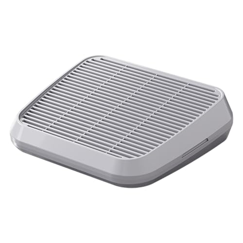 Marchepied pour bac à litière pour petit chat tapis récupération gris - 2