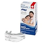 Somnofit-B - Protesi Antirussamento - Bite Dentale Flessibile e Termoformabile - Modello Brevettato, Grande Comodità - Ortesi Mandibolare Prodotta in Svizzera