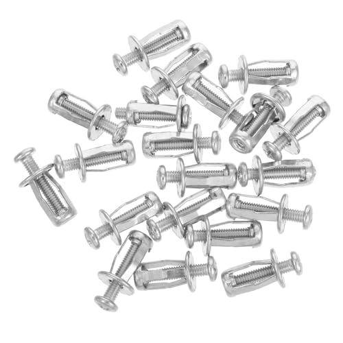 NAMOARLY Hollow Door Anchors and Screws Set 20pcs Extra Short Wall Anchors for Plasterboard Heavy Duty Wall Anchor Easy Installation