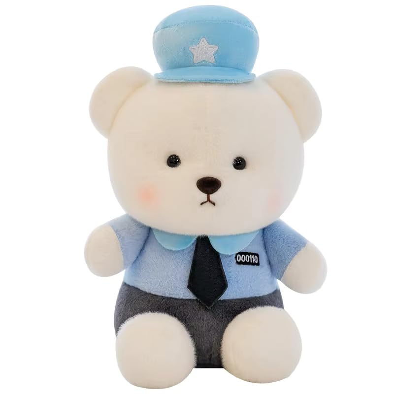 Image of Babique Petrol Teddy Bear Stuffed Plush Animal | Super Soft Toy | for Kids Birthday Gifts, Baby, Kids, Boys /Girls and Women-Blue (25 cm)