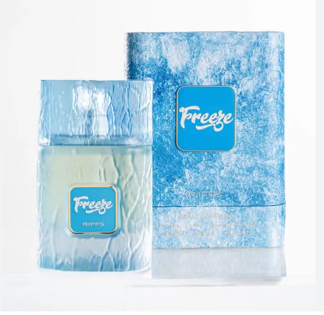 Riffs Freeze Perfume Hombre 100 ml Eau de Parfum – Fragancia Fresca Aromática con Cítricos y Notas Amaderadas