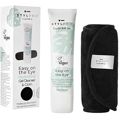 STYLPRO Makeup Remover Gel with Microfibre Cloth Cover