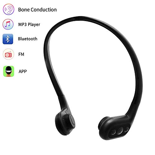 Tayogo 8gb Mp3 Acuatico, Auriculares con Conducción ósea, Auriculares para Natación, Compatible con La Aplicación Bluetooth FM con Función Aleatoria