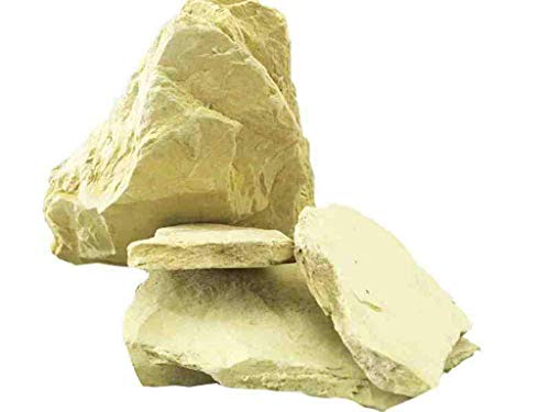 Image of Livshine Natural Multani Mitti | Stone Form | Fuller's Earth /Calcium Bentonite Clay | for All Skin Type | Face Pack And Hair Pack | (Multani Mitti Stone 849 Gram)