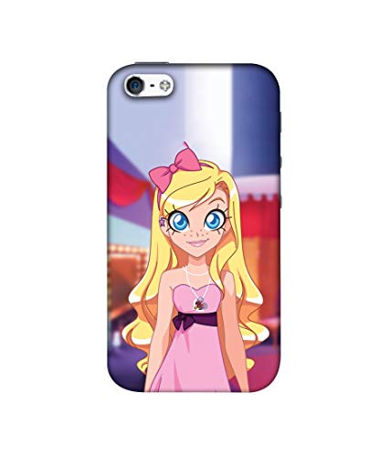 Image of Amazon Brand - Solimo Designer Small Princess Vector 3D Printed Hard Back Case Mobile Cover for Apple iPhone 5 / 5S