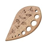 Zkydhbd Removedor de verduras multiusos de madera natural, mango ergonómico, portátil, dispositivo de cocina, portátil y ergonómico, para cocinas domésticas o picnics al aire libre